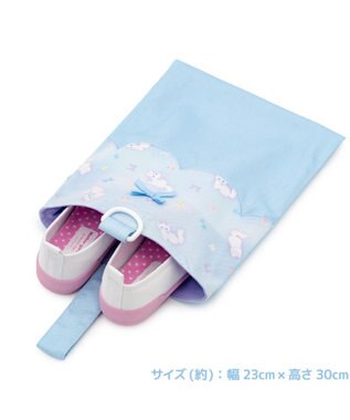 Mother garden マザーガーデン 学童布バッグ ＆ 巾着4点セット  《ふわねこ柄》 ふわねこ柄