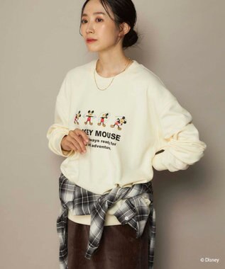 OP／FILA 【ocean pacific】ミッキー/裏毛クルースウェット【Disney/ディズニー】