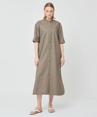 BEIGE， PERSIMMON / シャツワンピース Slate