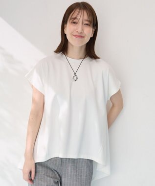 ANY メタルフープコードネックレス シルバー