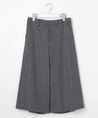 J.PRESS LADIES S 【WEB限定】ネップヘリンボーン ガウチョ パンツ 【WEB限定】グレー系