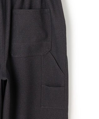 J.PRESS YORK STREET 【UNISEX】ポリエステルカルゼ ワイドペインターパンツ グレー系