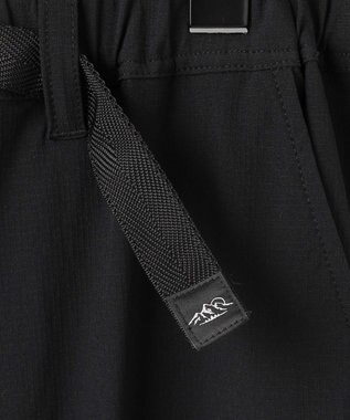 JOSEPH ABBOUD MOUNTAIN 【2wayストレッチ/軽量/ECO撥水】ナイロンリップ2wayストレッチ トレッキングカーゴパンツ ブラック系