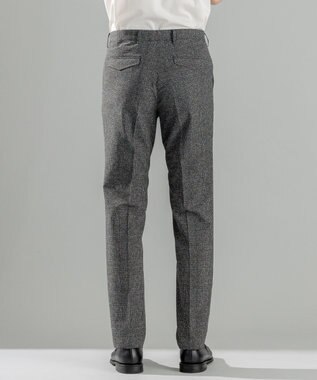 JOSEPH HOMME 新柄【洗える/ストレッチ/シワになりにくい/セットアップ対応可】クールドッツストレッチ テーパードパンツ / CITY グレー系3