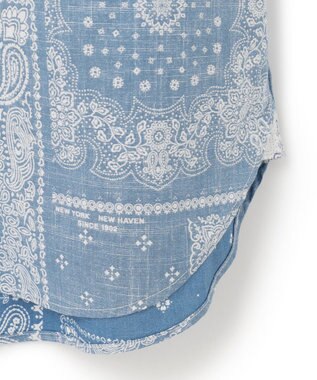 J.PRESS MEN ペイズリーバンダナプリント クレイジーパターンシャツ ダルブルー系9