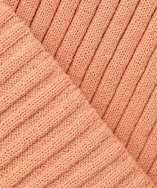 UNFILO 襟付きクロップドカーディガン アプリコット