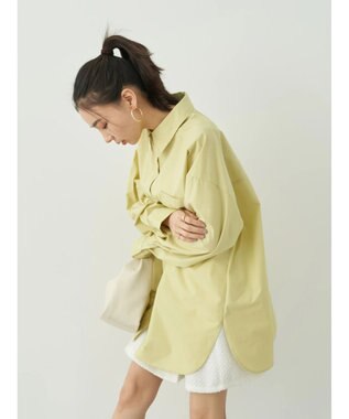 earth music&ecology ボーイズライクシャツ Yellow