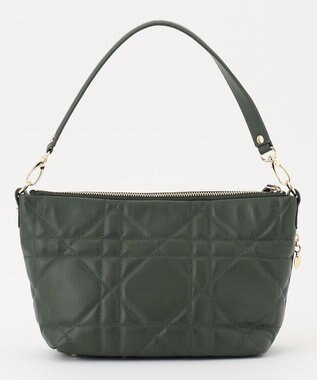 LA BAGAGERIE シープキルティング　2WAYショルダー ダークグリーン