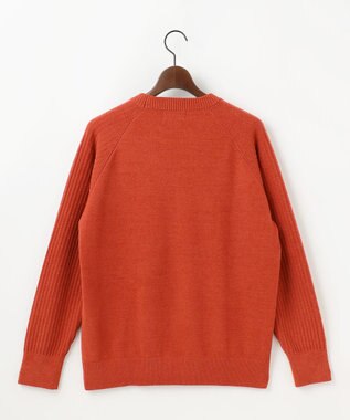JOSEPH ABBOUD MOUNTAIN 【軽量/ソフト】ニットフリース プルオーバー ニット オレンジ系