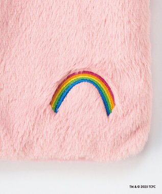 MOONBAT Care Bears(ケアベア) フェイクファーサコッシュ 手洗い可能 バッグ ペールピンク