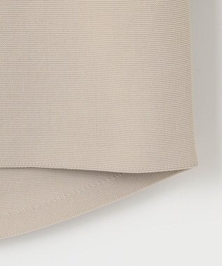 自由区 L 【洗える】ポリエステルホールガーメントプルオーバー ニット ベージュ×アッシュ