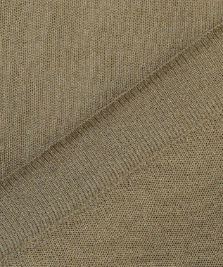 NAVE シアーニット ノースリーブ カーキ系