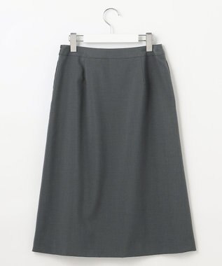 J.PRESS LADIES 【セットアップ対応・洗える】DRYウーステッド スカート グレー系