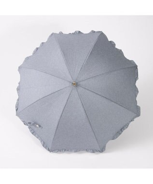 UNBILLION カシュネ cachenez / 【晴雨兼用】【日傘】 シャンプレーフリルショートパラソル ブルー