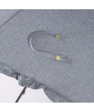 UNBILLION カシュネ cachenez / 【晴雨兼用】【日傘】 シャンプレーフリルショートパラソル ブルー