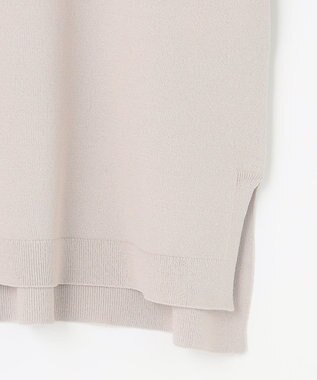 J.PRESS LADIES 【洗える】 レーヨンエリートストレッチ ドルマン ニット Tシャツ ライトグレー系