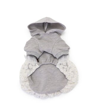 PET PARADISE ペットパラダイス ドッキングパーカー 《グレー》 小型犬 グレー