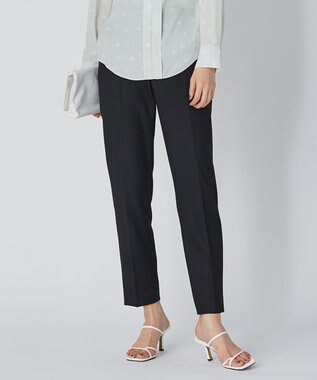 ICB 【洗える】 TR2WAYストレッチ パンツ ブラック系