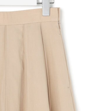 23区 L 【先行予約】マットライトタフタ フレアスカート ベージュ系