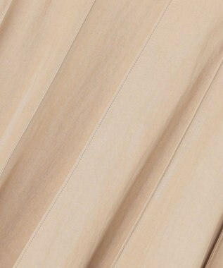 23区 L 【先行予約】マットライトタフタ フレアスカート ベージュ系