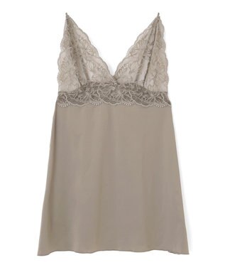 San-ai Resort（三愛水着楽園） 【新レース】カシュクール脇高スリップ 【northerly】 チャコール