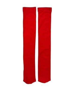WEGO カラーハイソックス レッド