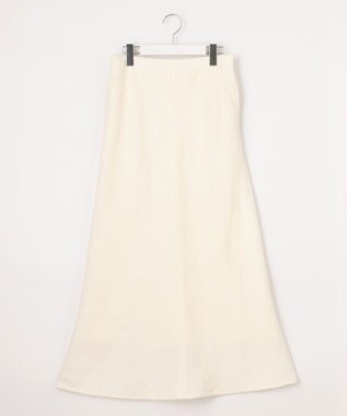自由区 【XSサイズ～】ブライトリネンオックス スカート アイボリー系