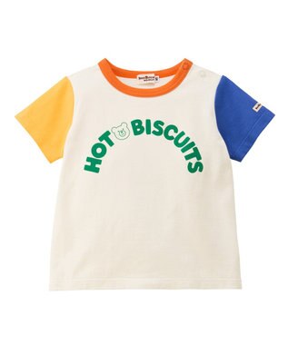 MIKI HOUSE HOT BISCUITS 【70-120cm】ロゴシリーズ 半袖Tシャツ マルチカラー