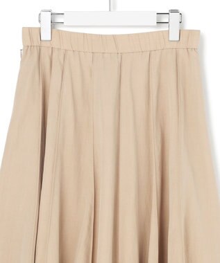 23区 L 【先行予約】マットライトタフタ フレアスカート ベージュ系