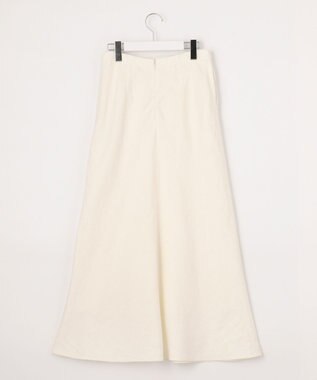 自由区 【XSサイズ～】ブライトリネンオックス スカート アイボリー系