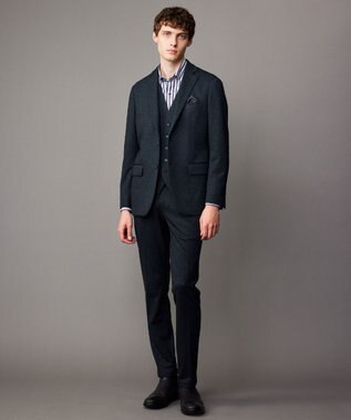 JOSEPH ABBOUD 【ウエストも伸びる！/ストレッチ/弱撥水】ムリネ ジャージ パンツ ネイビー系