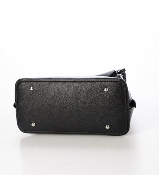 UNBILLION カシュカシュ cachecache / ポーチ付きシェル型ボストン ブラック