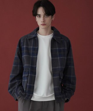 WEGO 【ユニセックス着用ITEM】メルトンショートZIPブルゾン 柄1