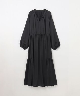 GRACE CONTINENTAL シルキーカフタンワンピース ブラック