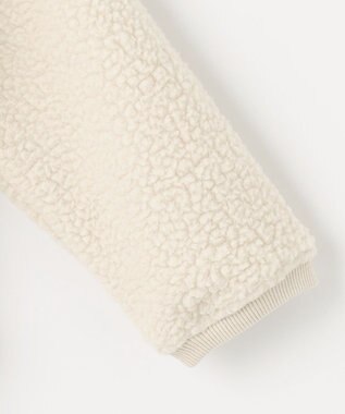 ANY KIDS もこもこボアブルゾン アイボリー系