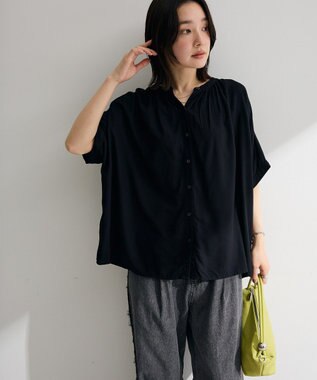 Green Parks 【WEB限定】アソート柄さらっとレーヨンブラウスⅡ