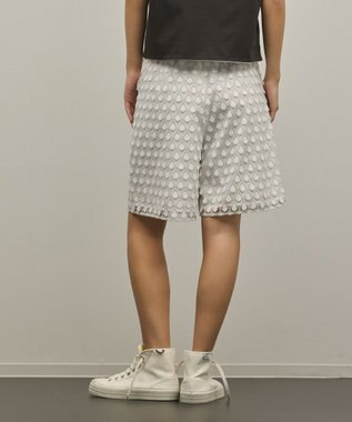 GRACE CONTINENTAL モチーフチュールパンツ ホワイト