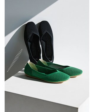 AMERICAN HOLIC ニットバレエシューズ Green