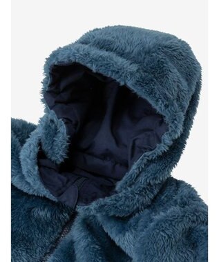 HELLY HANSEN 【キッズ】シャギーフリースリバーシブルジャケット オーシャンネイビー×アイボリー