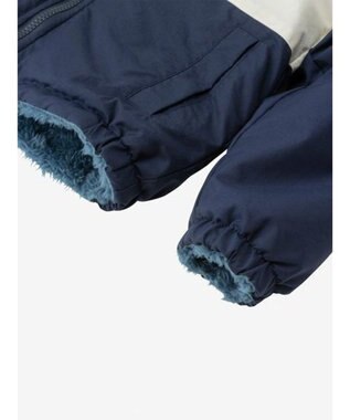 HELLY HANSEN 【キッズ】シャギーフリースリバーシブルジャケット オーシャンネイビー×アイボリー