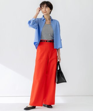 23区 【Oggi4月号掲載】スクエアバックル ベルト シルバー系