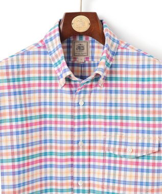 J.PRESS MEN コットンオックス マルチチェック シャツ / ボタンダウン ホワイト系3