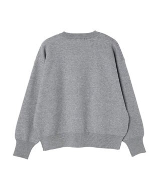 Green Parks もちやわ　ロゴニットプルオーバー Gray Mixture