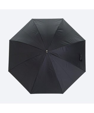 MOONBAT 晴雨兼用日傘 長傘 無地×シングルピコ刺繍／遮光 遮熱 UV ブラック