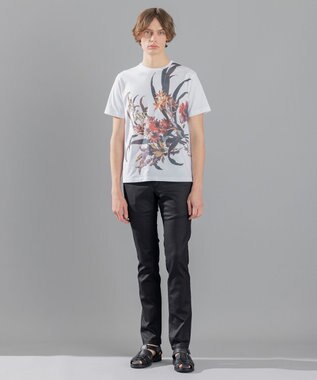JOSEPH HOMME ピクセルフラワープリント　Ｔシャツ ホワイト系