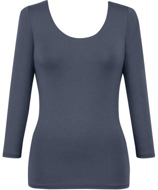 Wing あったかインナー なめらかな肌ざわり 保温性 ストレッチ性 静電気が起こりにくい 毛玉になりにくい 【とろみ】 8分袖 長袖 秋 冬 EL8854 ウイング／ワコール バイオレット