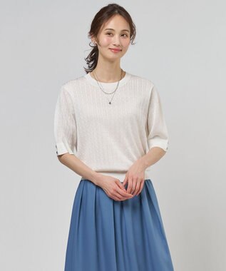 J.PRESS LADIES S  Vis/Peスパーク クルーネック プルオーバー