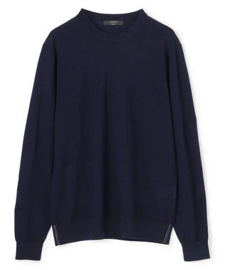 JOSEPH HOMME ウォッシャブルメリノ　クルーネックニット ネイビー系