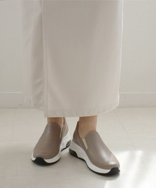 Pointer 日本製 本革スリッポン オークグレー