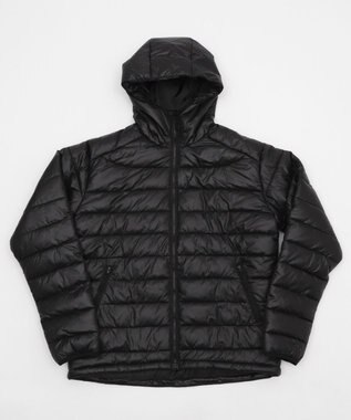 WEGO 【ユニセックス着用ITEM】コンパクトフィットパファーフーディー ブラック